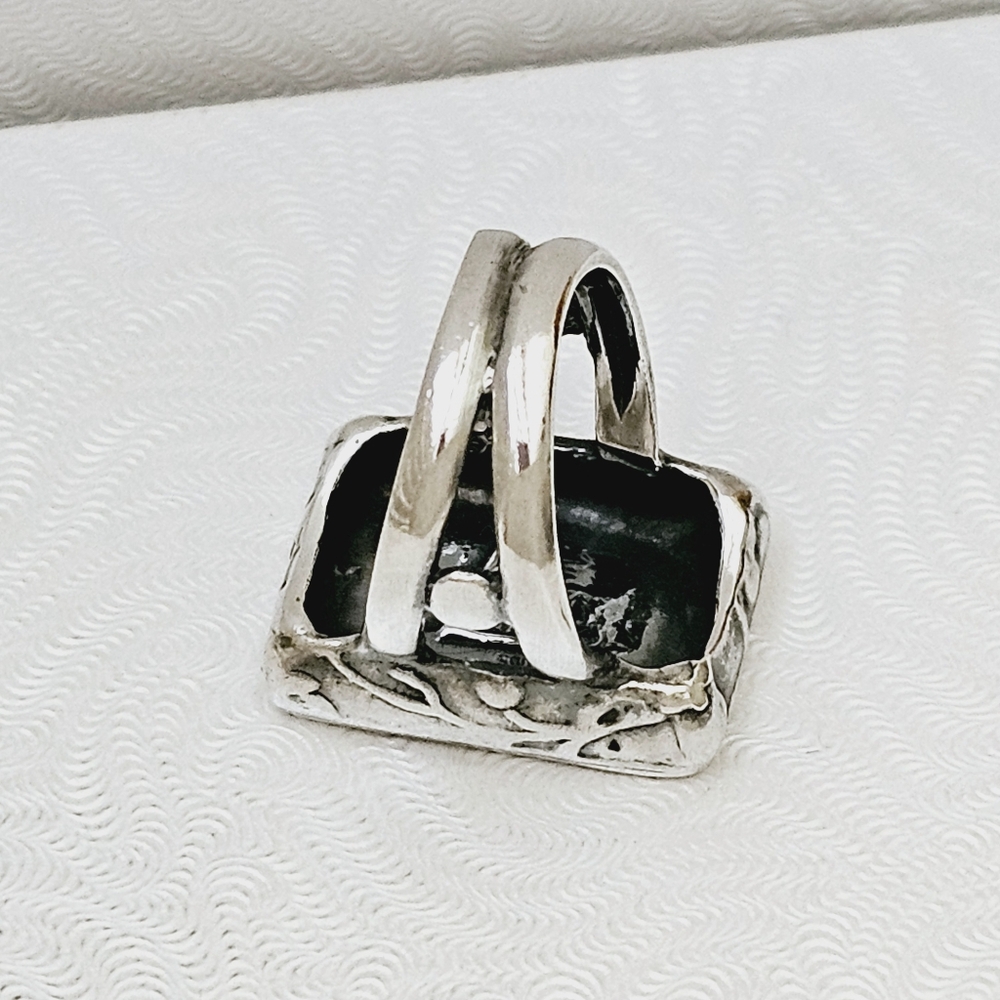 Silpada Sterling Silver Rectangular Leaf Vine Rin… - image 8